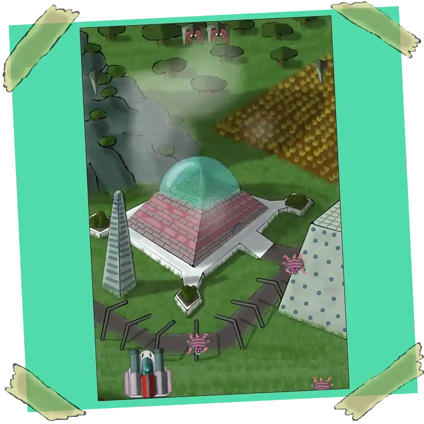 O fondo do videoxogo indie foi actualizado para asemellar un planeta con moita natureza e cidades. Aparecen novos inimigos. O deseño da nave espacial tamén foi actualizado. Galiviart