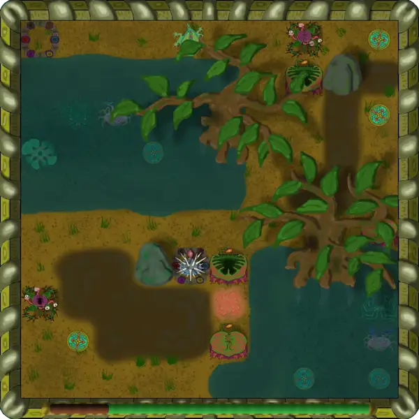 captura de pantalla do sexto nivel do videoxogo Dunkxar. Galiviart